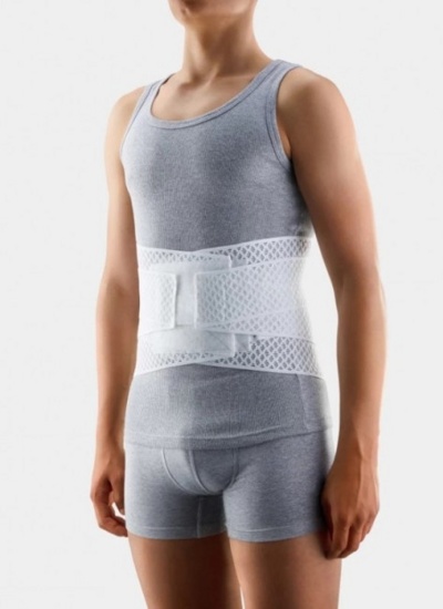 Корсет медицинский эластичный c ребрами жесткости и лентами-усилителями. 0012-01 AIR