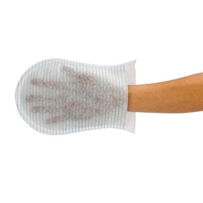 Рукавицы пенообразующие Dispobano Glove с алоэ, с PH нейтральным мылом, 20 шт., 0000308D