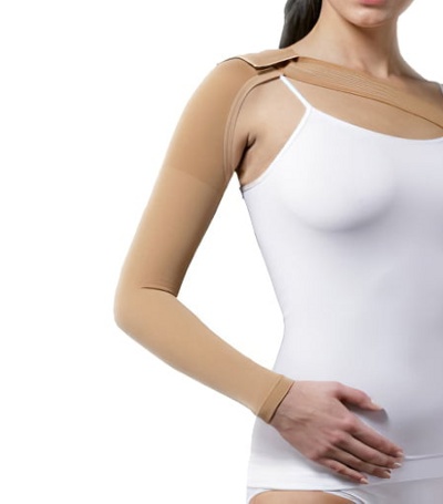 Рукав медицинский эластичный компрессионный, с плечом ELAST 0403-01, 2-й класс компрессии (Латвия)