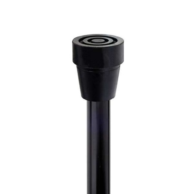 Трость телескопическая черная с Т-образной деревянной ручкой с УПС - фото4